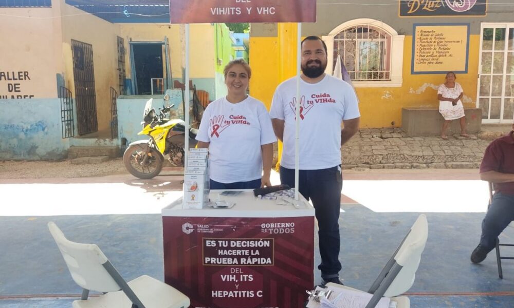 AVANZA CAMPECHE EN DETECCIÓN OPORTUNA DEL VIH