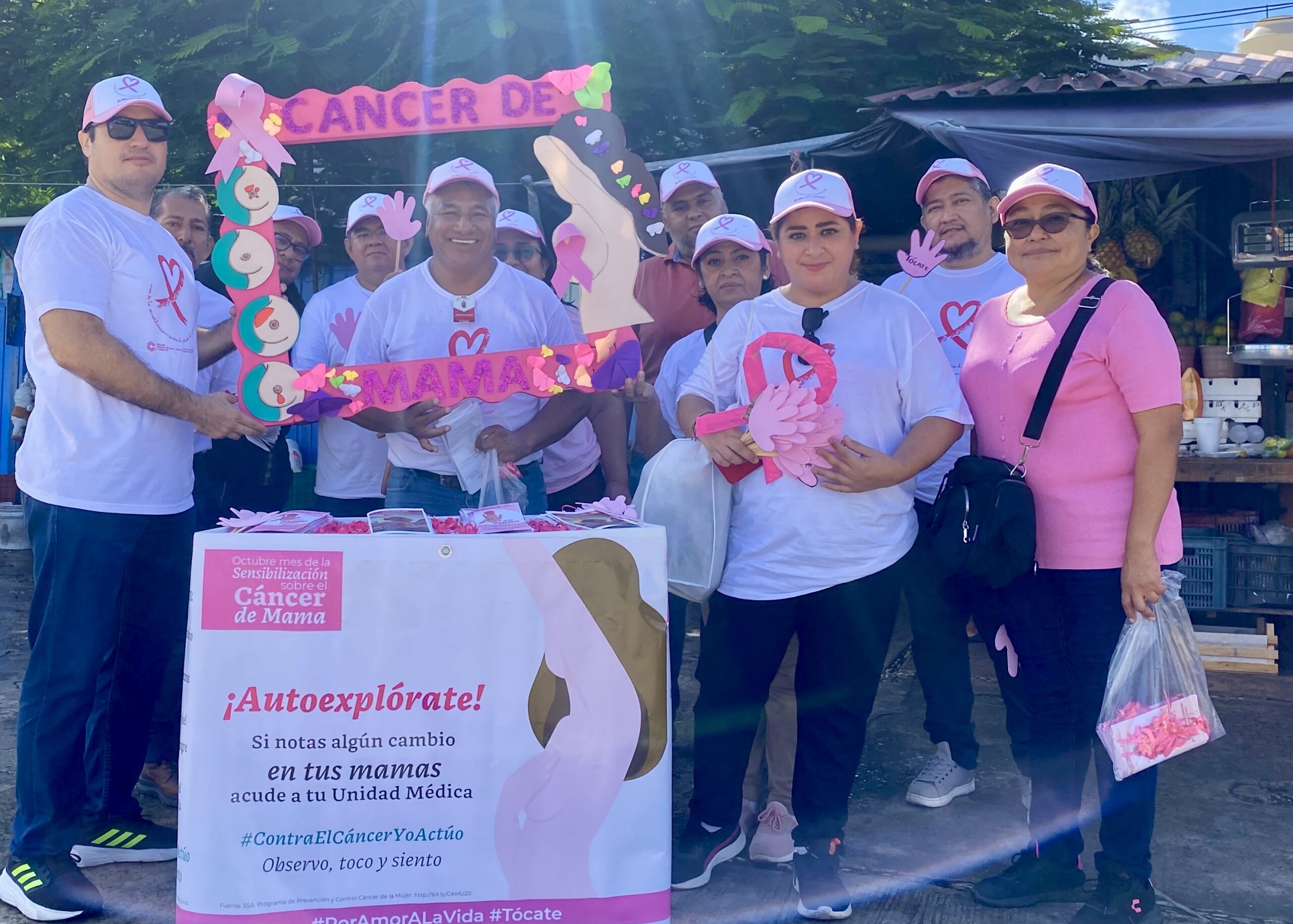 CONCIENTIZAN A CAMPECHANOS SOBRE EL CÁNCER DE MAMA