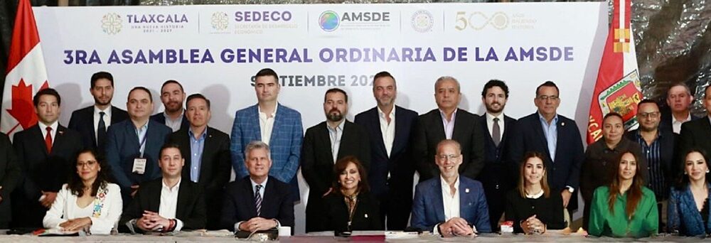 TITULAR DE SEDECO, JORGE LAVALLE, IMPULSA ALIANZAS EN LA AMSDE A FAVOR DE LAS MIPYMES CAMPECHANAS