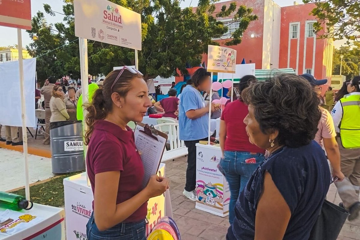 FORTALECEN ACCIONES DE SALUD MENTAL EN ESCUELAS Y CENTROS DE TRABAJO
