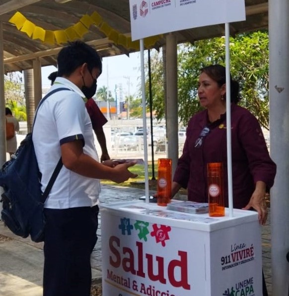 CUENTA CAMPECHE CON MÁS ESPACIOS DONDE SE FOMENTA LA SALUD MENTAL Y PREVENCIÓN DE ADICCIONES EN LA COMUNIDAD