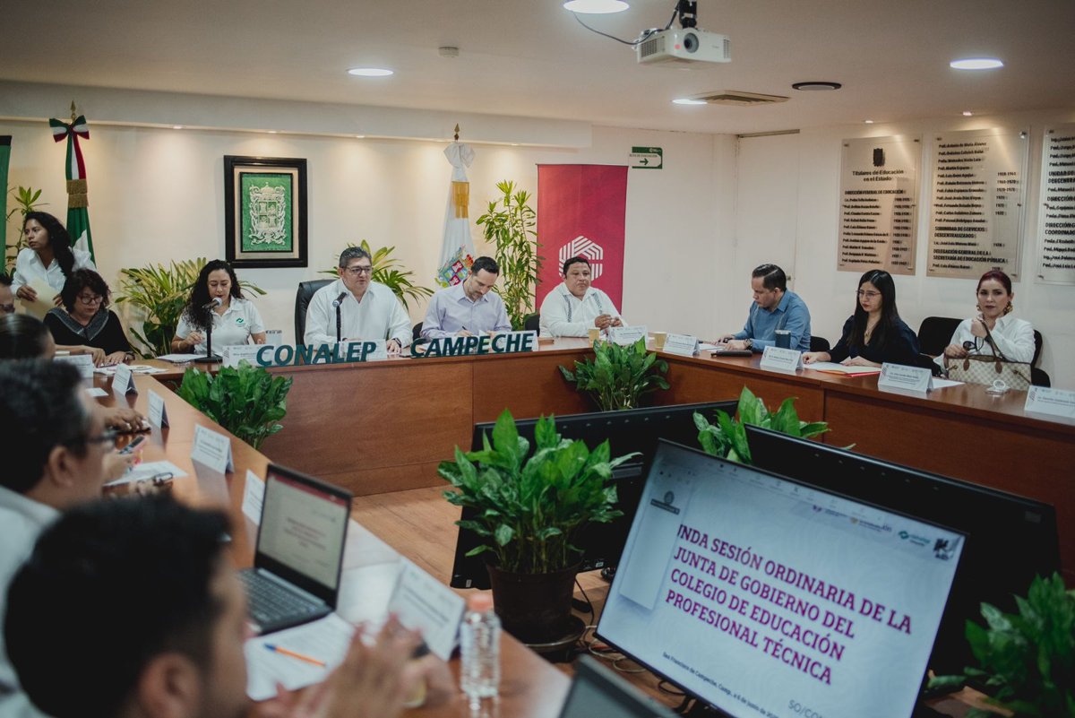 SEGUNDA SESION ORDINARIA 2025 JUNTA DE GOBIERNO CONALEP CAMPECHE