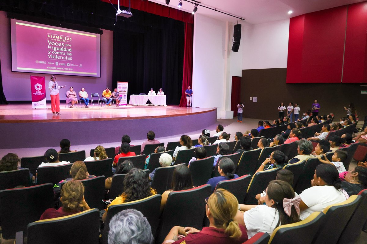 250 MUJERES DE HECELCHAKÁN PARTICIPAN EN LA “ASAMBLEA DE MUJERES, VOCES POR LA IGUALDAD Y CONTRA LAS VIOLENCIAS”