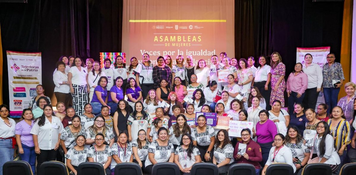 CONCLUYEN CON ÉXITO LAS ASAMBLEAS “VOCES POR LA IGUALDAD Y CONTRA LAS VIOLENCIAS” EN EL MUNICIPIO DE CAMPECHE