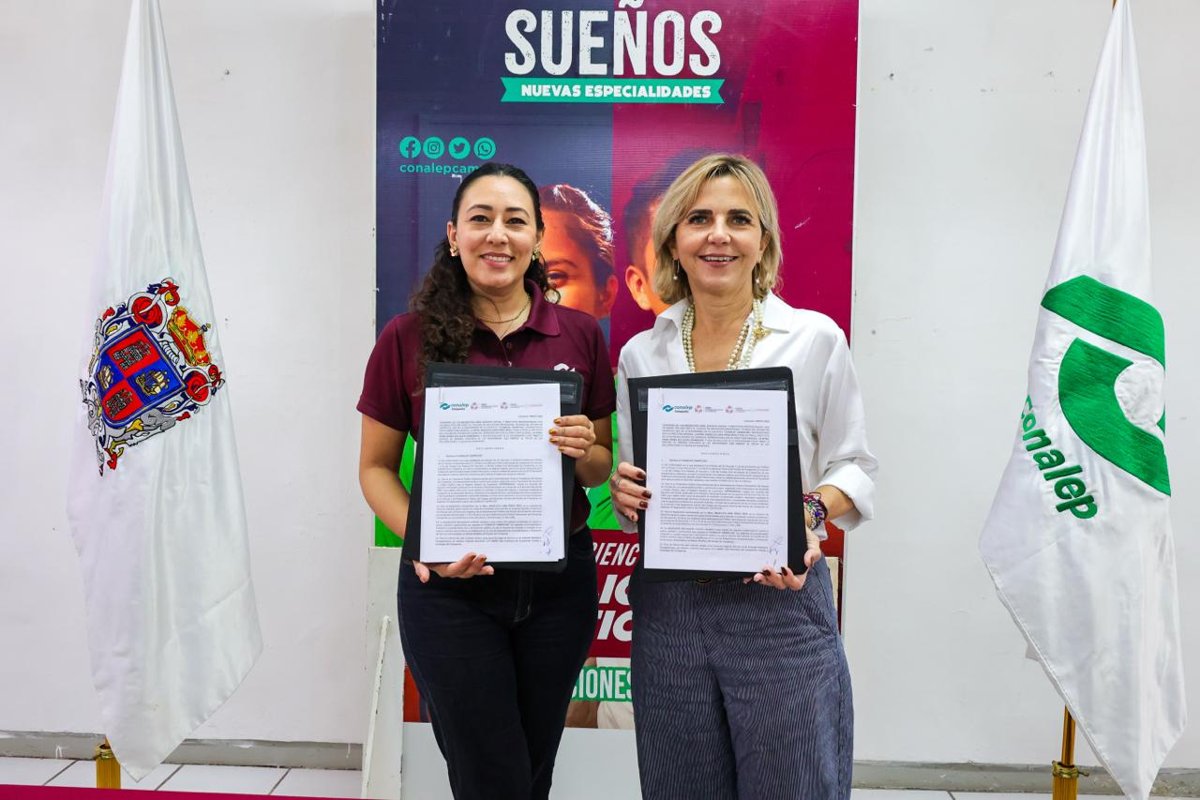 IMEC Y CONALEP FIRMAN CONVENIO PARA IMPULSAR LA IGUALDAD DE GÉNERO Y EL DESARROLLO PROFESIONAL DE LA JUVENTUD CAMPECHANA