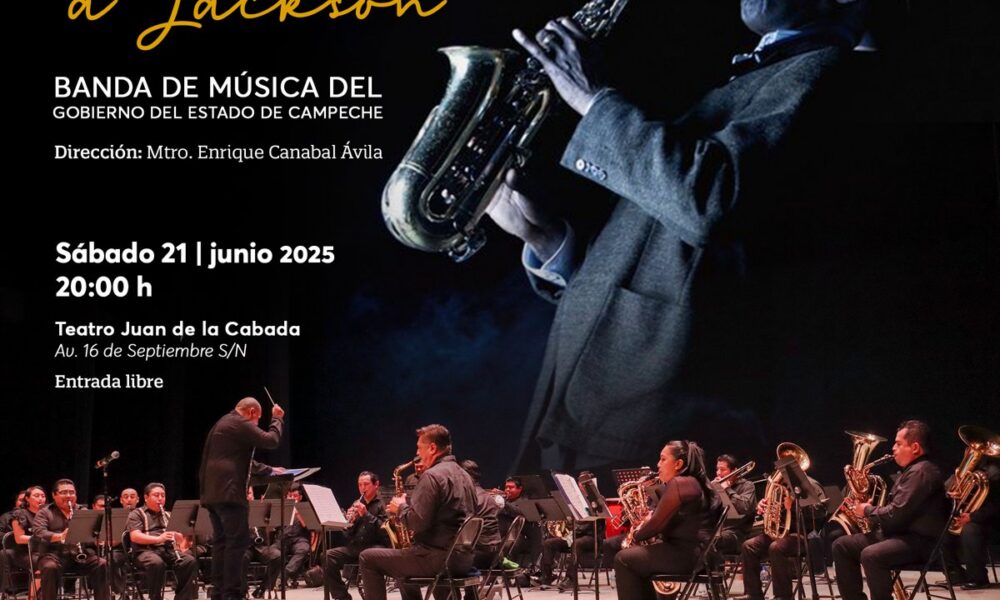 BANDA DE MÚSICA DEL ESTADO PRESENTA EL PROGRAMA "DE MILLER A JACKSON"
