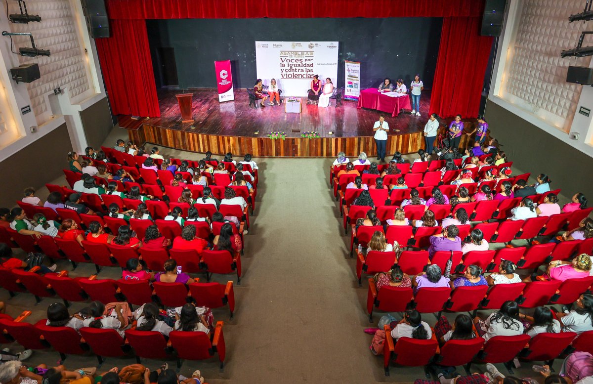 175 MUJERES PARTICIPAN EN LA “ASAMBLEA DE MUJERES, VOCES POR LA IGUALDAD Y CONTRA LAS VIOLENCIAS”, EN TENABO