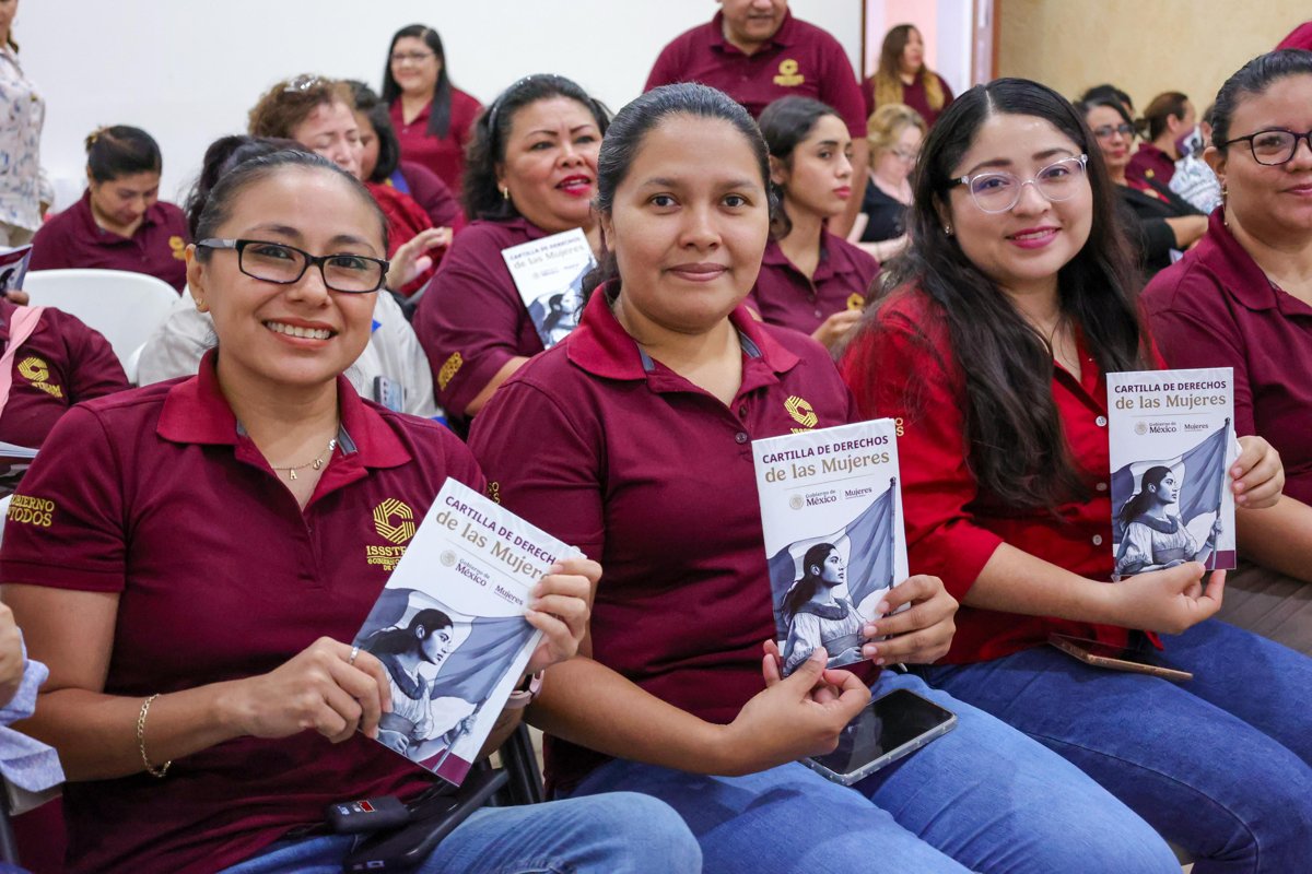 IMEC PRESENTA LA CARTILLA DE DERECHOS DE LAS MUJERES EN EL ISSSTECAM