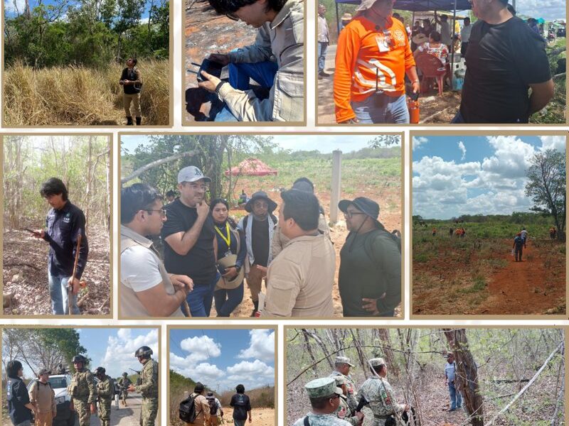 LA CLBP INTENSIFICA LABORES DE BÚSQUEDA EN LA LOCALIDAD DE TEPAKÁN, BECÁL, MUNICIPIO DE CALKINÍ, CON APOYO DE EQUIPO TECNOLÓGICO ESPECIALIZADO