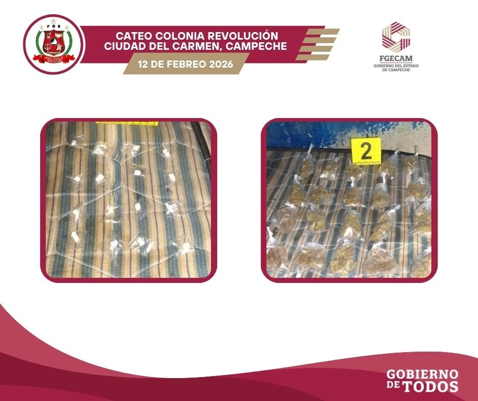REALIZA FGECAM DOS CATEOS EN CIUDAD DEL CARMEN