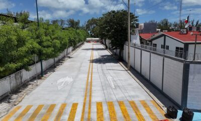 INVIERTE APICAM MÁS DE 2 MDP. EN PAVIMENTACIÓN DEL PUERTO ISLA DEL CARMEN