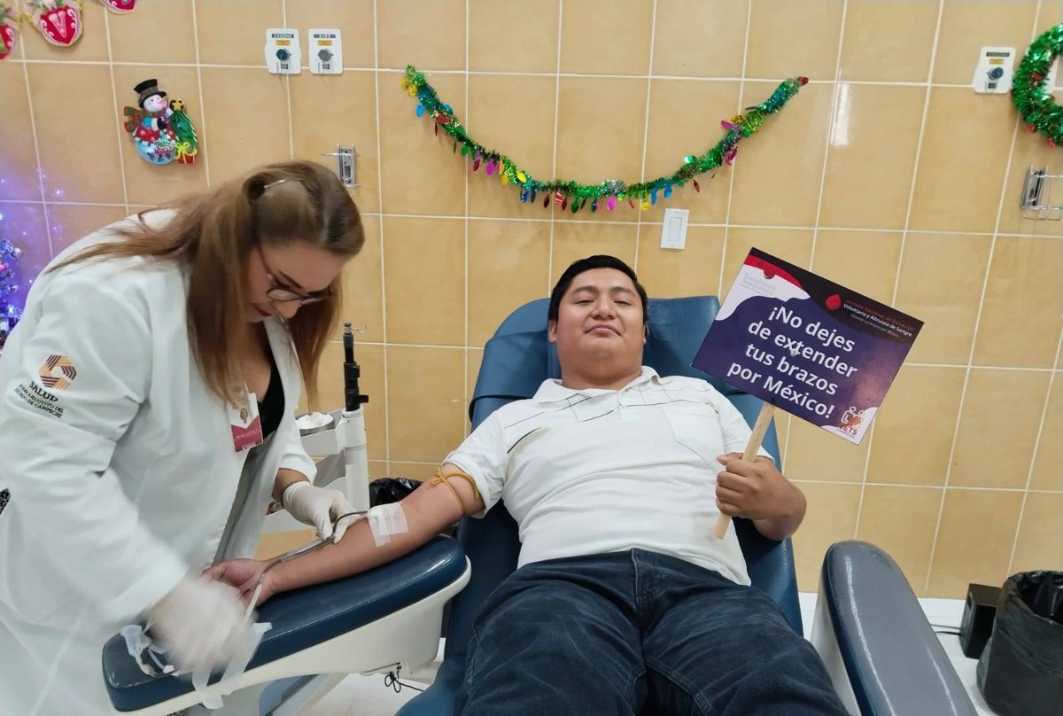 EXTIENDE TUS BRAZOS POR MÉXICO: PARTICIPA CAMPECHE EN CAMPAÑA DE DONACIÓN SANGUÍNEA