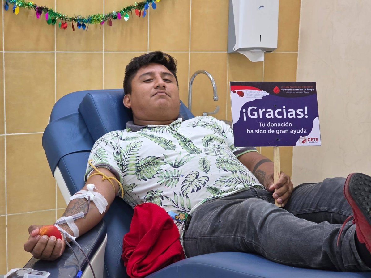 EXTIENDE TUS BRAZOS POR MÉXICO: PARTICIPA CAMPECHE EN CAMPAÑA DE DONACIÓN SANGUÍNEA