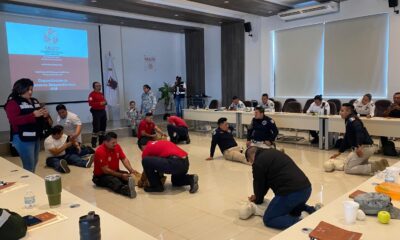 CAPACITAN A TRABAJADORES COMO PRIMEROS RESPONDIENTES ANTE EMERGENCIAS