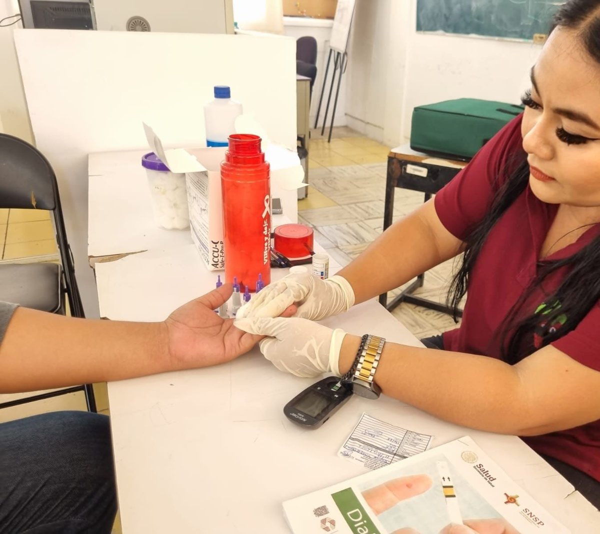 PREVIENEN ENFERMEDADES CARDIOMETABÓLICAS EN COBACAM Y CECATI 160 DURANTE SNSP