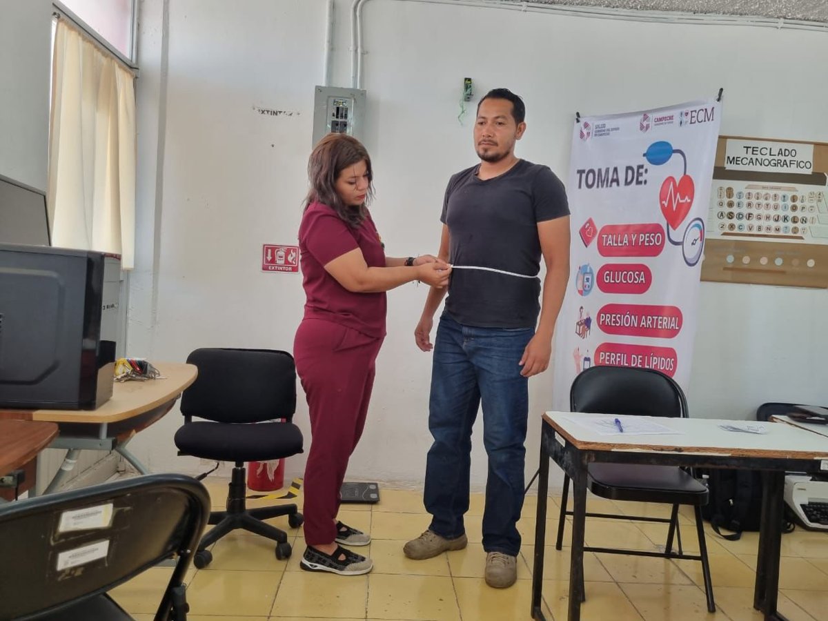 PREVIENEN ENFERMEDADES CARDIOMETABÓLICAS EN COBACAM Y CECATI 160 DURANTE SNSP