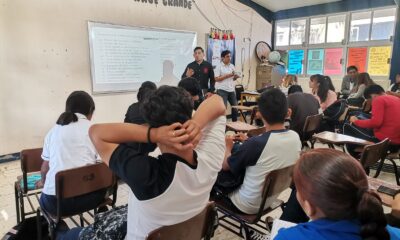 PROMOCIÓN DE LOS CURSOS DE LA ACCIÓN MÓVIL DZIBALCHÉN EN EL CENTRO DE ESTUDIOS DEL BACHILLERATO “JERONIMO BAQUEIRO FOSTER”