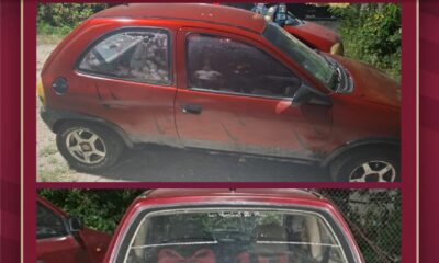 ASEGURAN VEHÍCULO CON REPORTE DE ROBO EN LA COLONIA BELLAVISTA