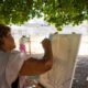 JUBILADAS DEL CIAM ISSSTECAM DEL TALLER DE ARTES VISUALES VISITAN EDZNÁ PARA PINTAR