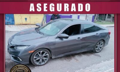 VEHÍCULO ASEGURADO CON REPORTE DE ROBO EN ESCÁRCEGA