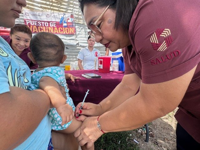 CONTINÚA COBERTURA DE SALUD EN TU BARRIO EN CIUDAD DEL CARMEN