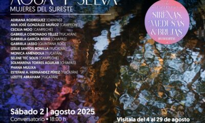 DOCE MUJERES ARTISTAS DEL SURESTE PRESENTAN LA EXPOSICIÓN “CONJUROS DE AGUA Y SELVA” EN “LA ARROCERA”