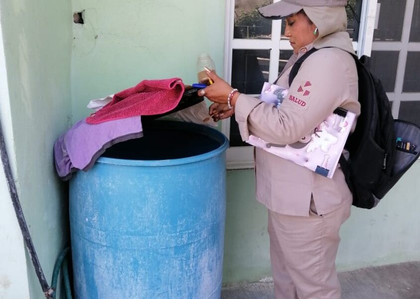 ELIMINADOS CON CONTROL LARVARIO, 184 MIL 817 DEPOSITOS DE AGUA PARA EVITAR EL DENGUE