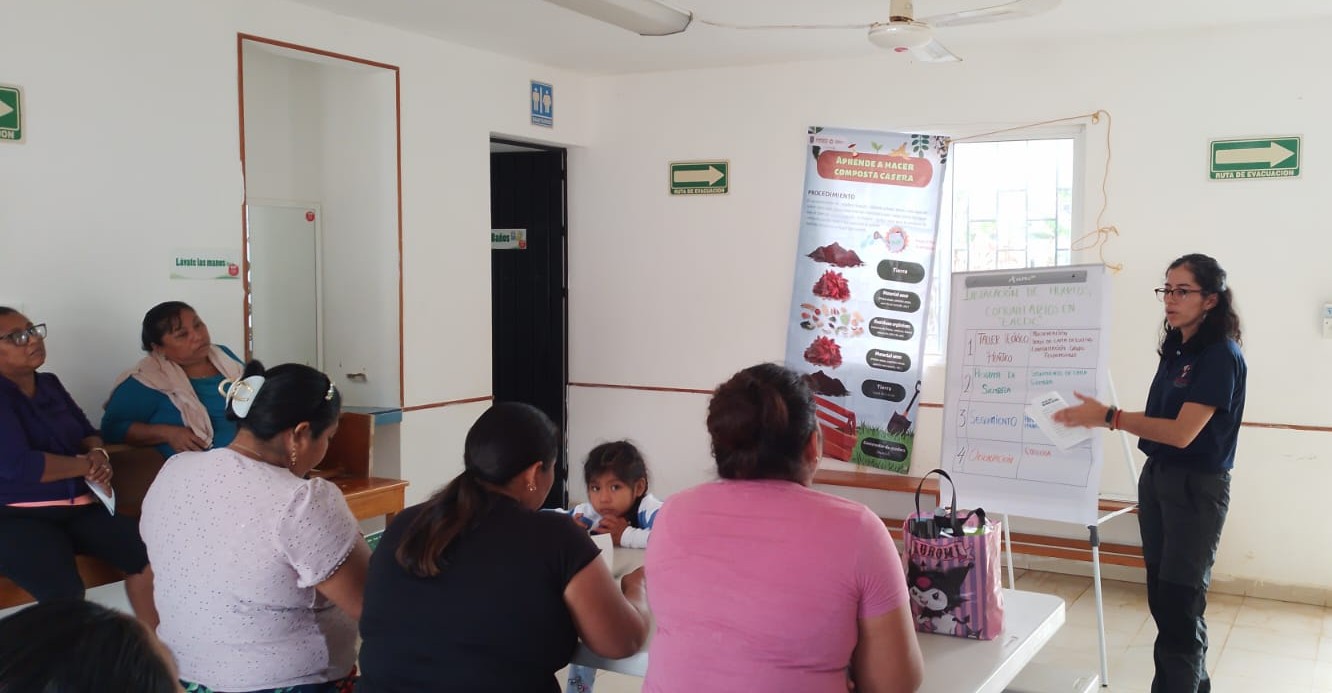 SE PROMUEVEN HUERTOS AGROECOLÓGICOS EN PUEBLO NUEVO