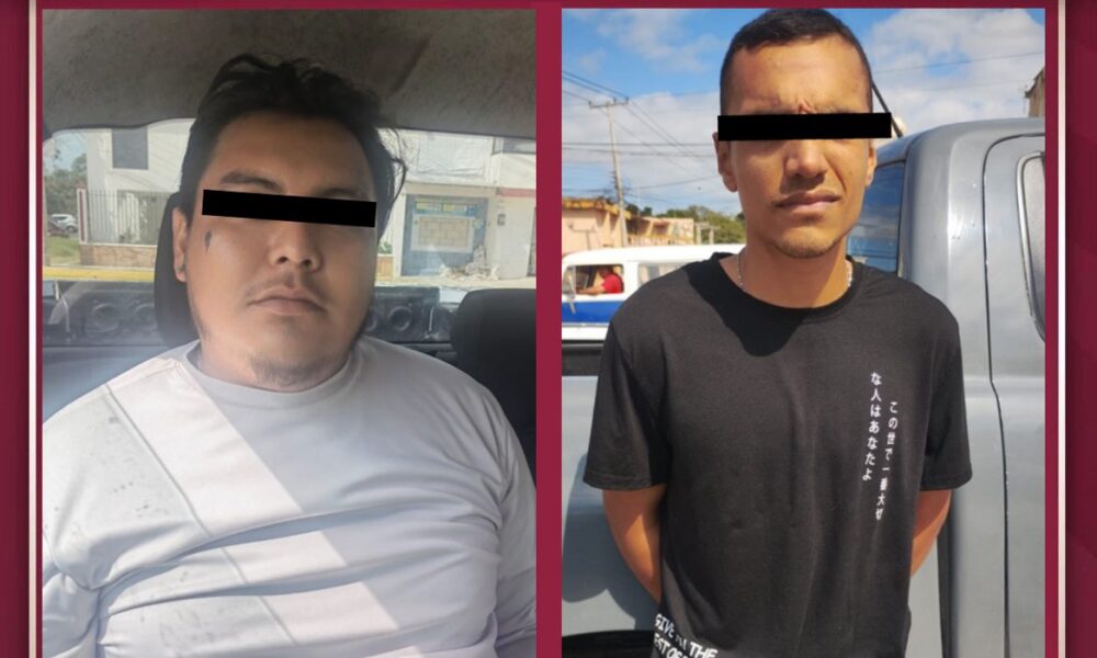 DOS PERSONAS DETENIDAS POR PRESUNTA POSESIÓN DE SUSTANCIA ILÍCITA