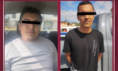 DOS PERSONAS DETENIDAS POR PRESUNTA POSESIÓN DE SUSTANCIA ILÍCITA