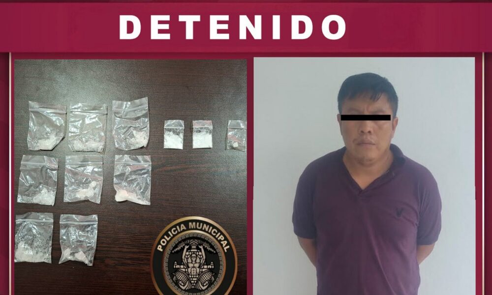 DETENIDO EN BÉCAL POR LA PROBABLE POSESIÓN DE SUSTANCIAS ILÍCITAS