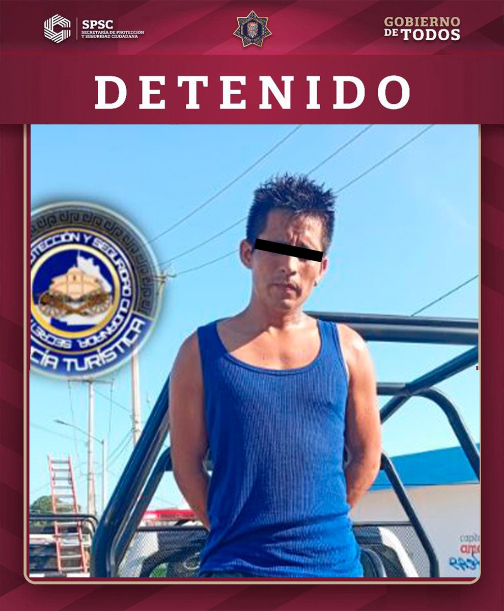 POLICÍA ESTATAL DETIENE A SUJETO EN EL FRACCIONAMIENTO SAN MIGUEL