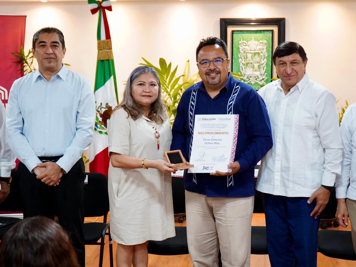 RECONOCE SEDUC A DOCENTES DESTACADOS POR SUS PRÁCTICAS PEDAGÓGICAS