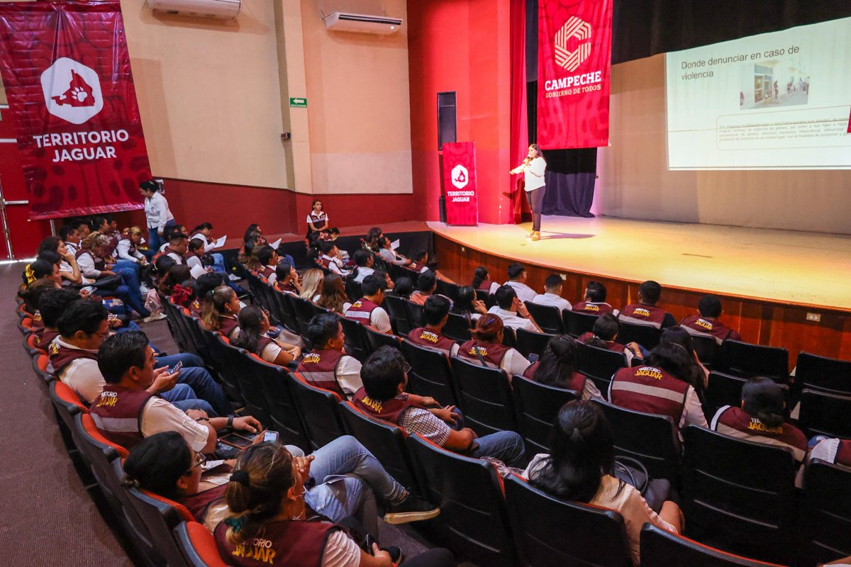 IMEC IMPARTE PLÁTICA A 140 BENEFICIARIOS DEL PROGRAMA “TERRITORIO JAGUAR”, SOBRE SERVICIOS GRATUITOS PARA MUJERES