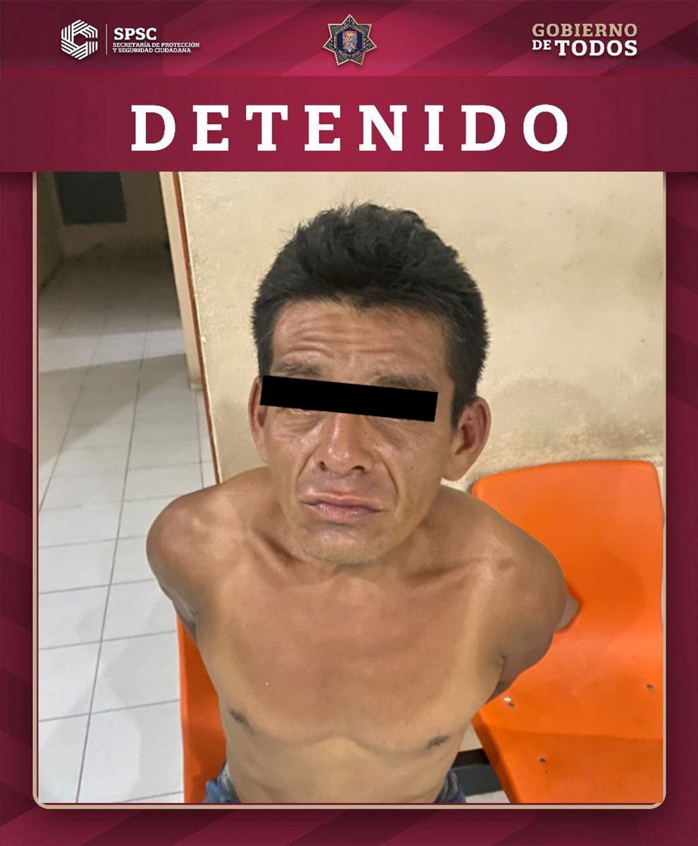 POLICÍA ESTATAL DETIENE A SUJETO SEÑALADO POR ALLANAMIENTO Y AGRESIÓN EN CIUDAD DEL CARMEN