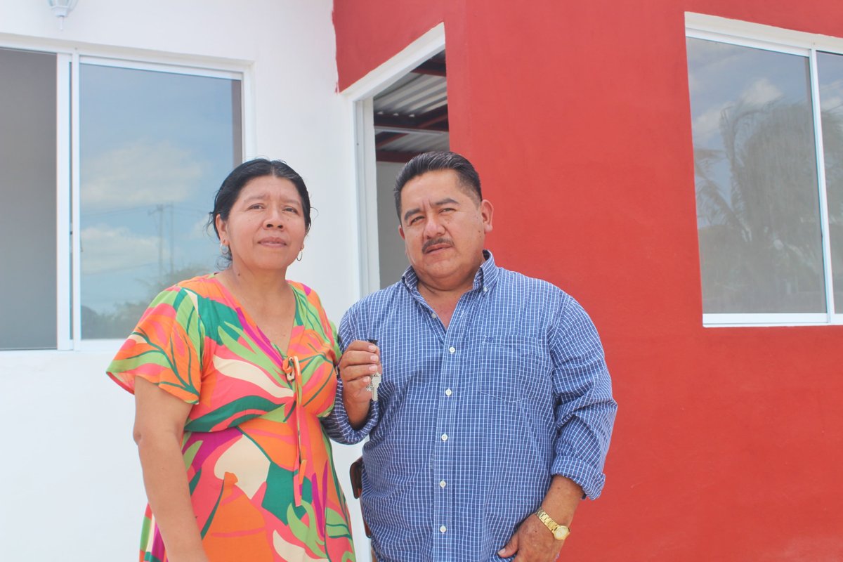 CODESVI CONTINUA CON LA ENTREGA DE VIVIENDAS A FAMILIAS EN EL MUNICIPIO DE ESCÁRCEGA