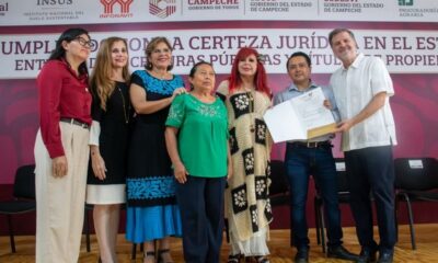 CAMPECHE AVANZA CON CERTEZA JURÍDICA PARA CIENTOS DE FAMILIAS