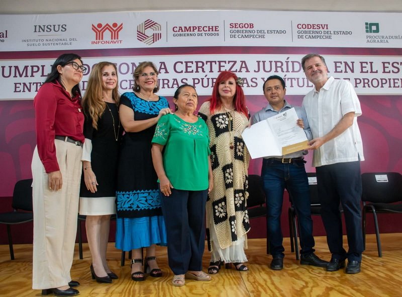 CAMPECHE AVANZA CON CERTEZA JURÍDICA PARA CIENTOS DE FAMILIAS