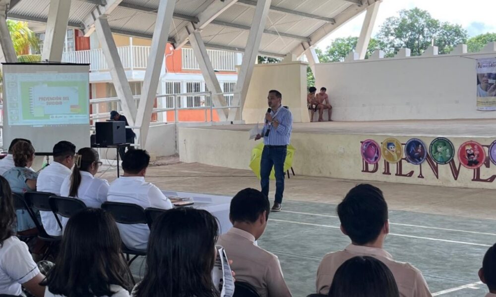 INTENSIFICAN ACCIONES PREVENTIVAS PARA EL CUIDADO DE LA SALUD MENTAL EN ESCUELAS