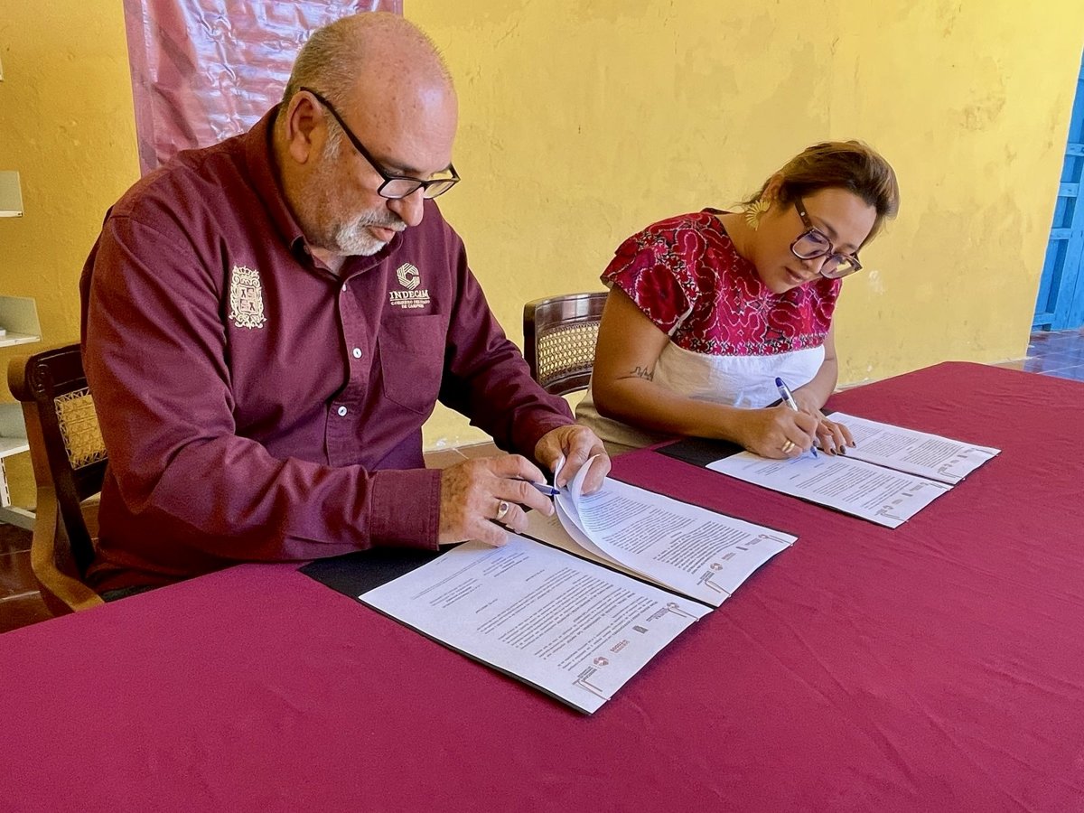 INDECAM E ICAECAM UNEN ESFUERZOS PARA IMPULSAR EL DEPORTE Y LA CULTURA EN CAMPECHE