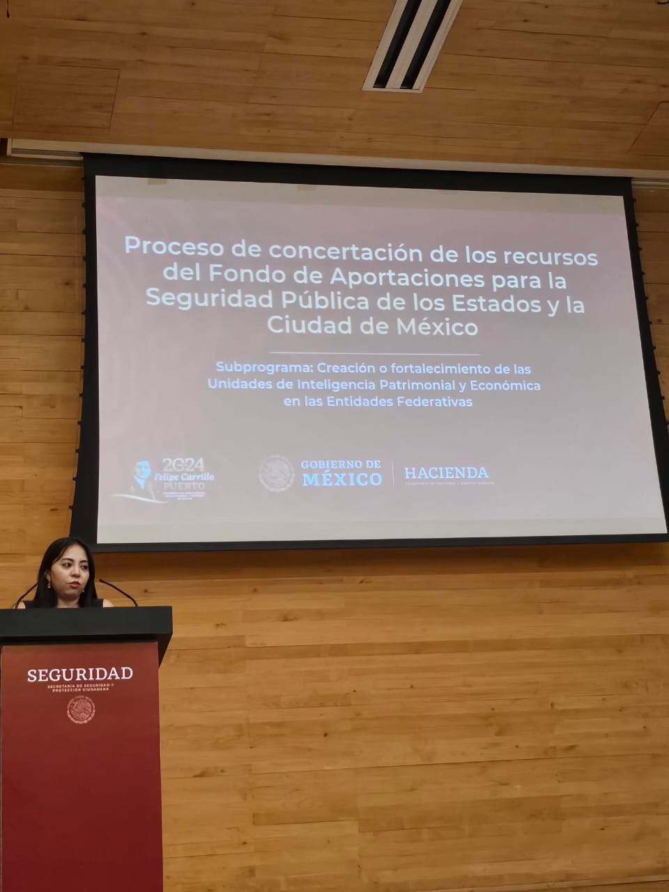 SECRETARIO DEL CONSEJO DE SEGURIDAD PÚBLICA DE CAMPECHE ACUDE A CAPACITACIÓN POR LOS RECURSOS DEL FASP 2024