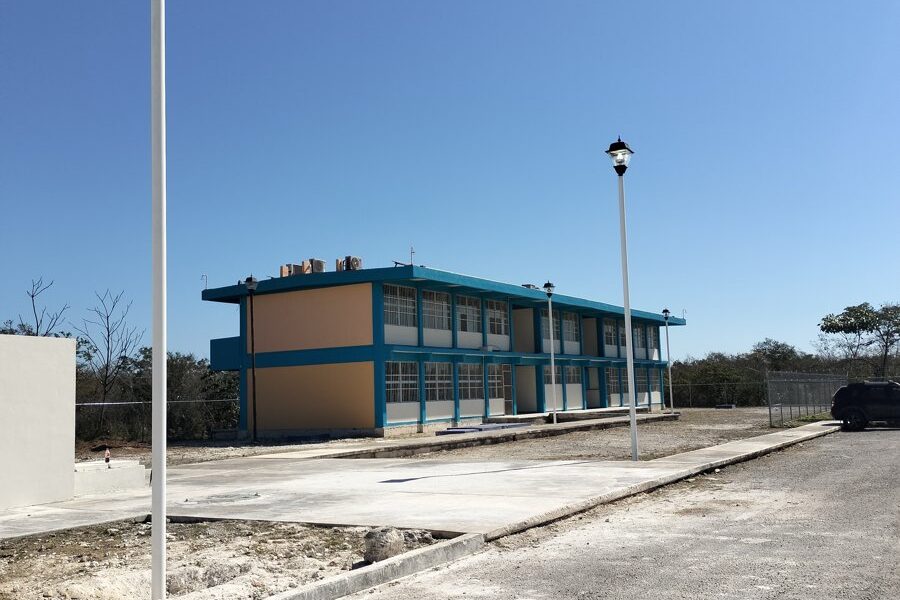 OBRAS EN EL CENTRO DE INVESTIGACIÓN DEL TECNOLÓGICO DE CAMPECHE