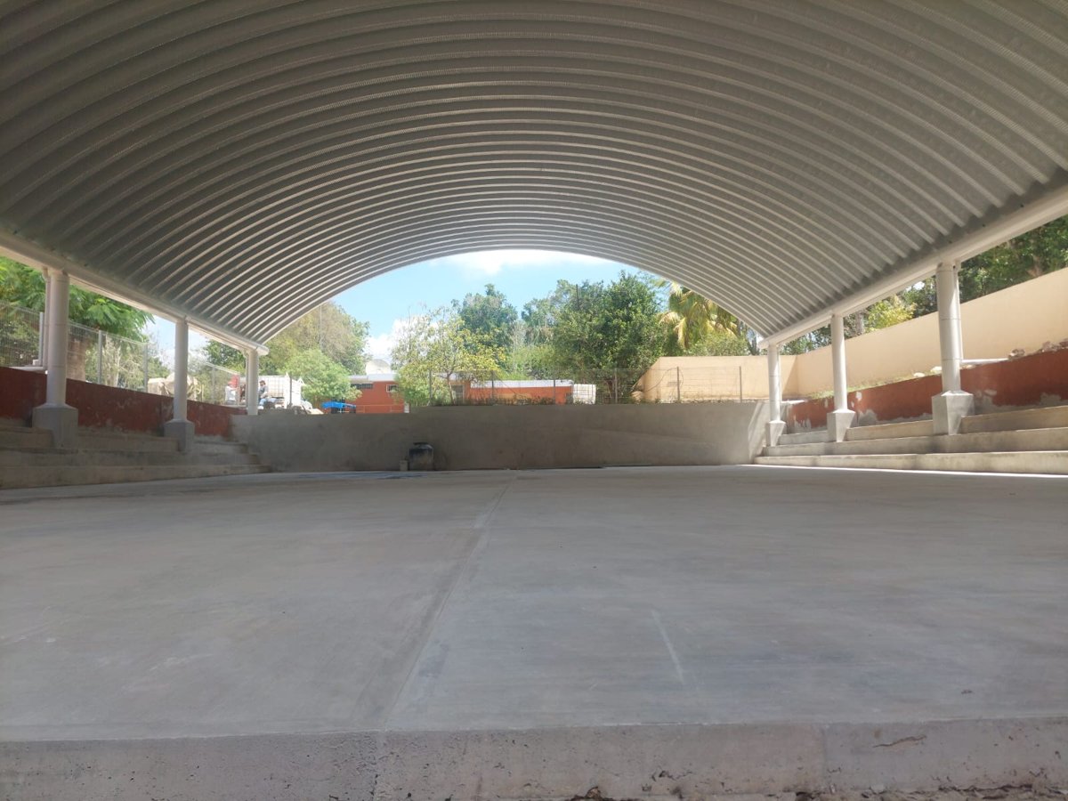 OBRAS EN LA ESCUELA PRIMARIA PEDRO PABLO ARCILA EN EL MUNICIPIO DE CALKINI
