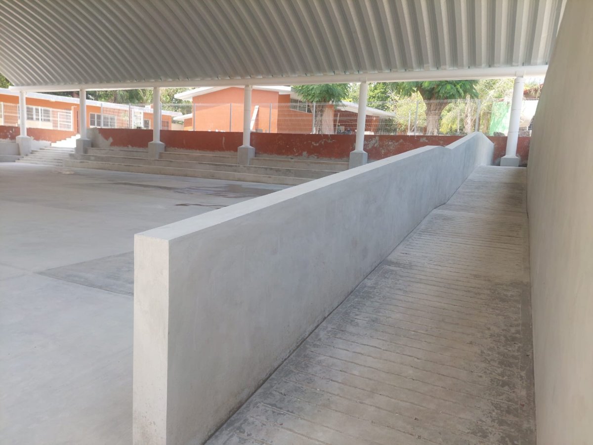 OBRAS EN LA ESCUELA PRIMARIA PEDRO PABLO ARCILA EN EL MUNICIPIO DE CALKINI