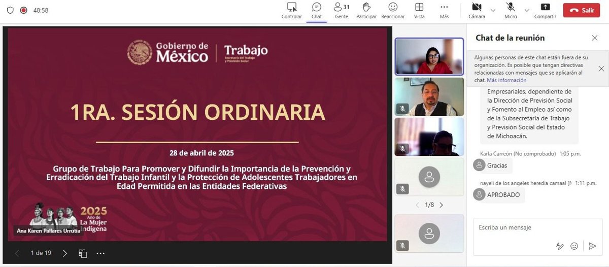 LA SUBSECRETARÍA DE TRABAJO Y PREVISIÓN SOCIAL FORTALECE ACCIONES PARA PROTEGER A NIÑAS, NIÑOS Y ADOLESCENTES EN CAMPECHE
