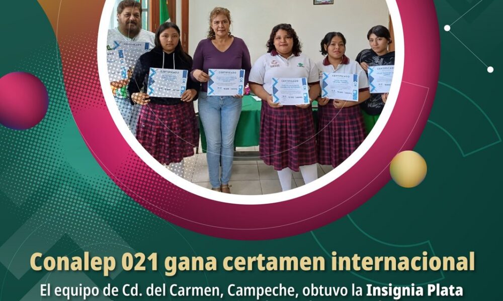 PLANTEL CIUDAD DEL CARMEN GANA CERTAMEN INTERNACIONAL