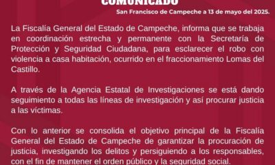 FISCALÍA INVESTIGA ROBO EN LOMAS DEL CASTILLO