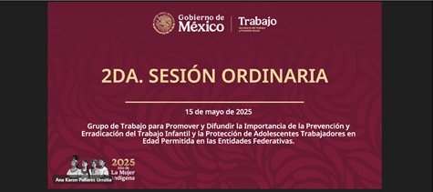 LA SUBSECRETARÍA DE TRABAJO Y PREVISIÓN SOCIAL PARTICIPÓ EN LA 2ª SESIÓN ORDINARIA DEL GRUPO DE TRABAJO NACIONAL CONTRA EL TRABAJO INFANTIL