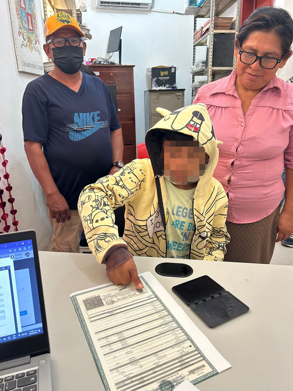 SEGOB LE OTORGA IDENTIDAD JURÍDICA Y LA OPORTUNIDAD DE ACCEDER A LOS DERECHOS DE EDUCACIÓN Y SALUD A UN MENOR DE SAN JOSÉ CARPIZO