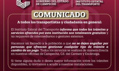COMUNICADO A TRANSPORTISTAS